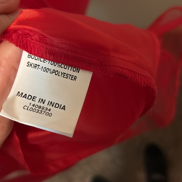 Eshakti Cotton Shimmer Tulle Dress Vintage 50's, pockets Sz 10 custom NWOT - Picture 5 of 6